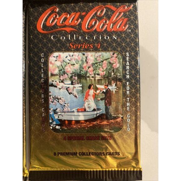 1995 Coca Cola Collectors Trading Cards Series 4 6x Factory Sealed Packs 8 Cards - Picture 5 of 10